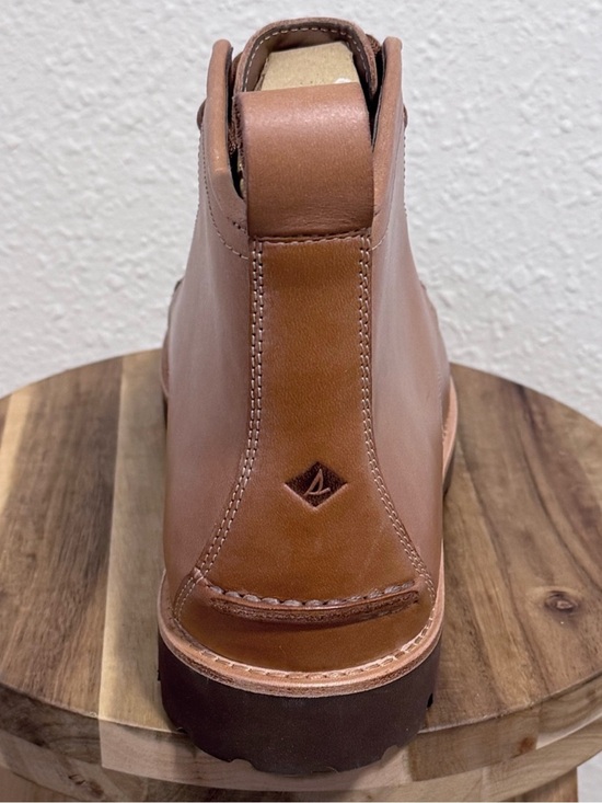 Sperry Newton Moc Toe Leather Boots Tan Bronzer Mens Size 12 NIB main image 4